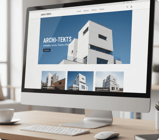 Modern website design services by Auxdot